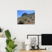 Grote Arizona Desert Picacho Peak State Park Poster (Thuiskantoor)