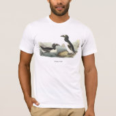 Grote auk, John Audubon T-shirt (Voorkant)