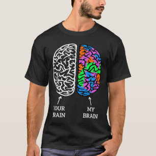 Grote Autistische Dyslexie ADHD Neurodiversity BR T-shirt