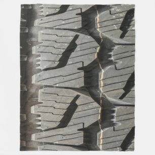 Grote auto oude banden Zwart Wegreizen  Fleece Deken