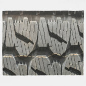 Grote auto oude banden Zwart Wegreizen Fleece Deken (Voorkant (Horizontaal))