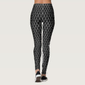 Grote B&W-draak Leggings (Achterkant)