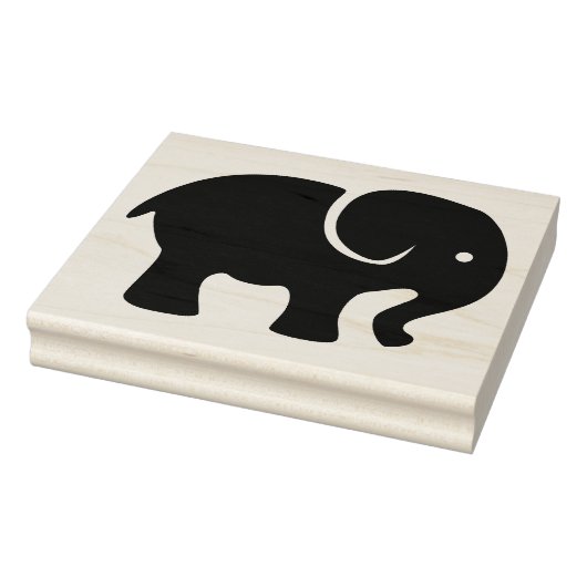 Grote Baby olifant rubberen stempel (Stempel)