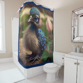 GROTE BABY PEACOCK DOUCHEGORDIJN