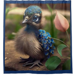 GROTE BABY PEACOCK DOUCHEGORDIJN