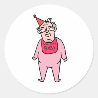 Grote Baby Sticker van Gran