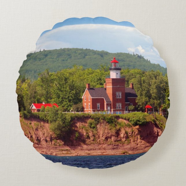 Grote bachelorkussen rond kussen (Voorkant)