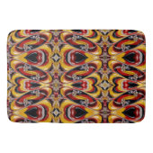 Grote badmat met Belgische kleuren (Voorkant)