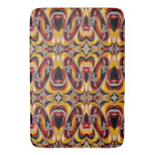 Grote badmat met Belgische kleuren (Voorkant Verticaal)