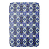 Grote badmat met Blauw Wit Kleuren (Voorkant Verticaal)