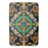 Grote badmat met Braziliaanse kleuren (Voorkant Verticaal)