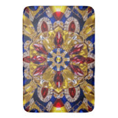 Grote badmat met Colombia Kleuren (Voorkant Verticaal)