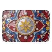 Grote badmat met Colombiaanse kleuren (Voorkant)