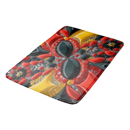 Grote badmat met Duitsland Kleuren (Gekanteld)