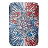 Grote badmat met Frankrijk Kleuren (Voorkant Verticaal)