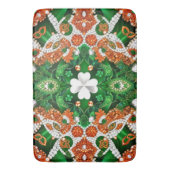 Grote badmat met Ierse kleuren (Voorkant Verticaal)