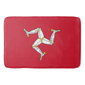 Grote badmat met Isle of Man vlag, Verenigd Konink (Voorkant)