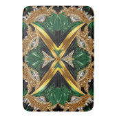 Grote badmat met Jamaica Kleuren (Voorkant Verticaal)