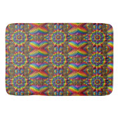 Grote badmat met LGBTQ kleuren (Voorkant)