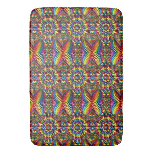 Grote badmat met LGBTQ kleuren (Voorkant Verticaal)