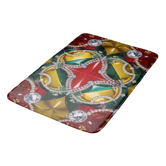 Grote badmat met Los Angeles Kleuren (Gekanteld)