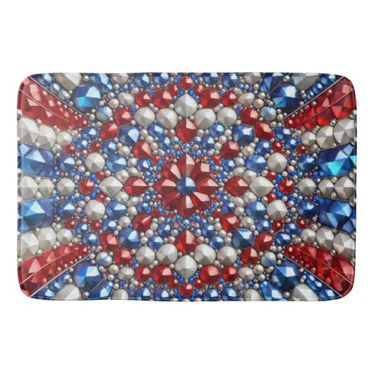 Grote badmat met Nederland Kleuren (Voorkant)