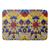 Grote badmat met Roemeense kleuren (Voorkant)