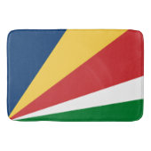 Grote badmat met Seychellen kleuren (Voorkant)