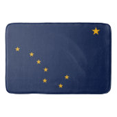 Grote badmat met vlag van Alaska, USA (Voorkant)