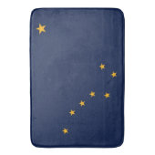 Grote badmat met vlag van Alaska, USA (Voorkant Verticaal)