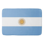 Grote badmat met vlag van Argentinië (Voorkant)