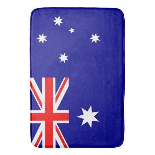 Grote badmat met vlag van Australië (Voorkant Verticaal)