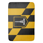 Grote badmat met vlag van Baltimore (Voorkant Verticaal)