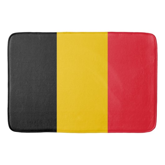 Grote badmat met vlag van België (Voorkant)