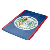 Grote badmat met vlag van Belize (Gekanteld)