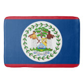 Grote badmat met vlag van Belize (Voorkant)