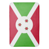 Grote badmat met vlag van Burundi (Voorkant Verticaal)
