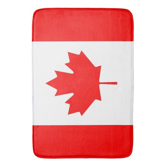 Grote badmat met vlag van Canada (Voorkant Verticaal)