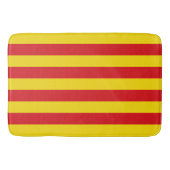 Grote badmat met vlag van Catalonië (Voorkant)