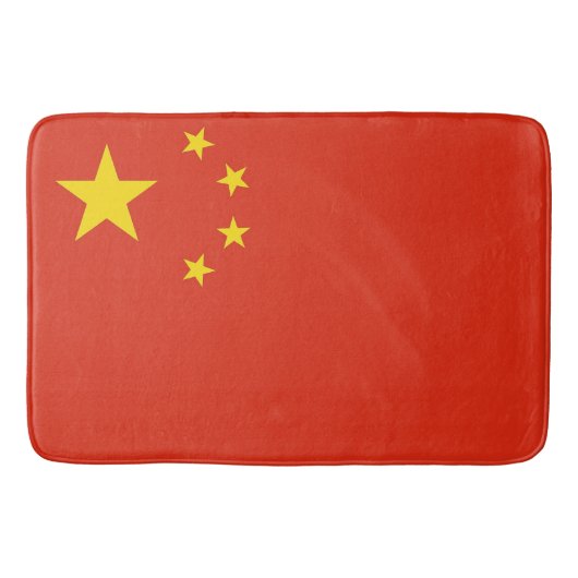 Grote badmat met vlag van China (Voorkant)