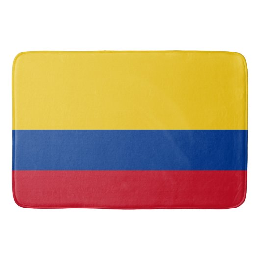 Grote badmat met vlag van Colombia (Voorkant)