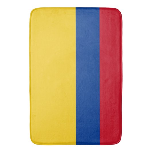 Grote badmat met vlag van Colombia (Voorkant Verticaal)