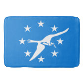 Grote badmat met vlag van Corpus Christi (Voorkant)