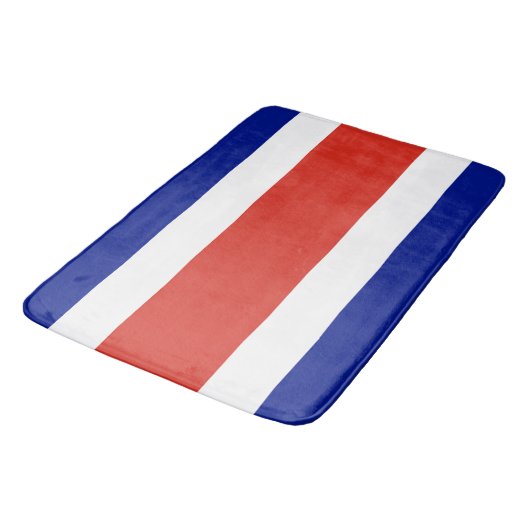 Grote badmat met vlag van Costa Rica (Gekanteld)