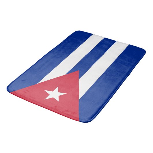 Grote badmat met vlag van Cuba (Gekanteld)