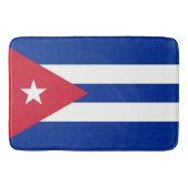 Grote badmat met vlag van Cuba (Voorkant)