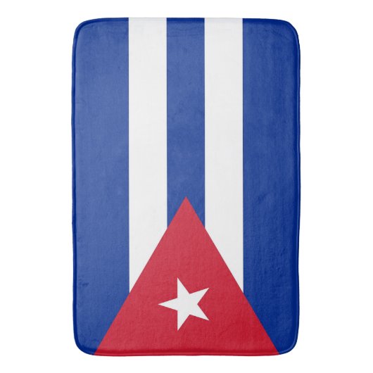 Grote badmat met vlag van Cuba (Voorkant Verticaal)
