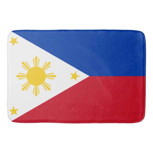 Grote badmat met vlag van de Filipijnen (Voorkant)