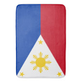 Grote badmat met vlag van de Filipijnen (Voorkant Verticaal)