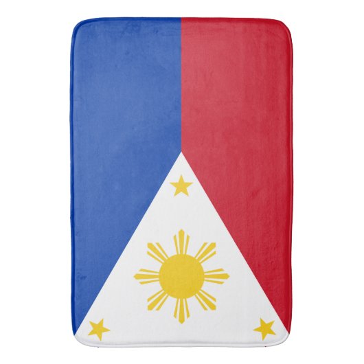 Grote badmat met vlag van de Filipijnen (Voorkant Verticaal)